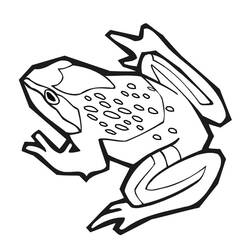 Раскраска: лягушка (Животные) #7588 - Раскраски для печати