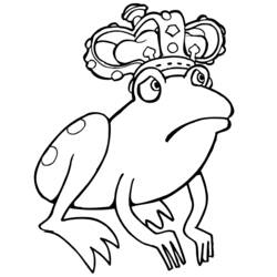 Раскраска: лягушка (Животные) #7693 - Бесплатные раскраски для печати
