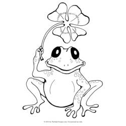 Раскраска: лягушка (Животные) #7728 - Раскраски для печати