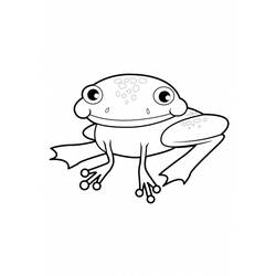 Раскраска: лягушка (Животные) #7745 - Бесплатные раскраски для печати