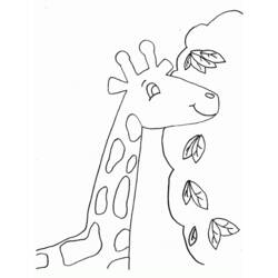 Раскраска: жираф (Животные) #7321 - Бесплатные раскраски для печати