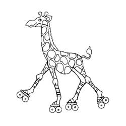 Раскраска: жираф (Животные) #7333 - Бесплатные раскраски для печати
