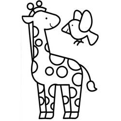 Раскраска: жираф (Животные) #7374 - Раскраски для печати