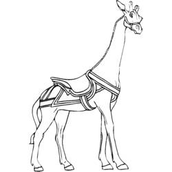 Раскраска: жираф (Животные) #7381 - Бесплатные раскраски для печати
