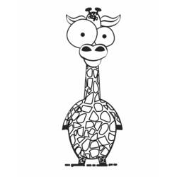 Раскраска: жираф (Животные) #7394 - Бесплатные раскраски для печати