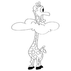 Раскраска: жираф (Животные) #7415 - Бесплатные раскраски для печати
