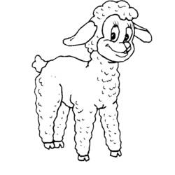 Раскраска: коза (Животные) #2415 - Бесплатные раскраски для печати