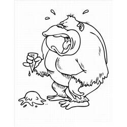 Раскраска: горилла (Животные) #7508 - Раскраски для печати