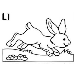 Раскраска: заяц (Животные) #10088 - Раскраски для печати