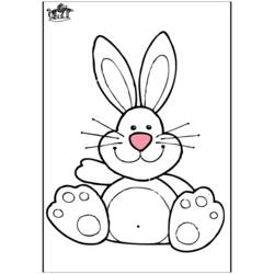 Раскраска: заяц (Животные) #10091 - Раскраски для печати