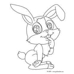 Раскраска: заяц (Животные) #10111 - Раскраски для печати