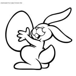 Раскраска: заяц (Животные) #10118 - Раскраски для печати