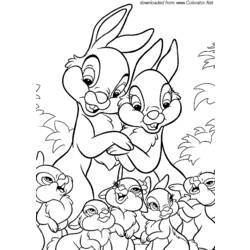 Раскраска: заяц (Животные) #10132 - Раскраски для печати