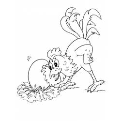 Раскраска: курица (Животные) #17539 - Бесплатные раскраски для печати