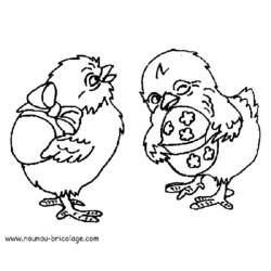 Раскраска: курица (Животные) #17563 - Бесплатные раскраски для печати