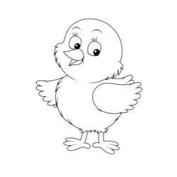 Раскраска: курица (Животные) #17604 - Раскраски для печати
