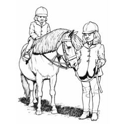 Раскраска: лошадь (Животные) #2177 - Бесплатные раскраски для печати