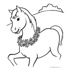 Раскраска: лошадь (Животные) #2181 - Раскраски для печати