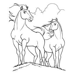 Раскраска: лошадь (Животные) #2183 - Раскраски для печати