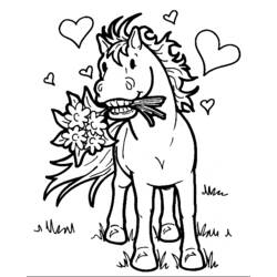 Раскраска: лошадь (Животные) #2187 - Бесплатные раскраски для печати
