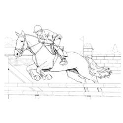 Раскраска: лошадь (Животные) #2191 - Бесплатные раскраски для печати