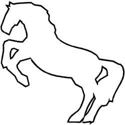 Раскраска: лошадь (Животные) #2201 - Раскраски для печати