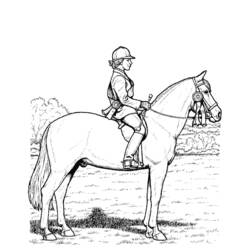 Раскраска: лошадь (Животные) #2210 - Бесплатные раскраски для печати