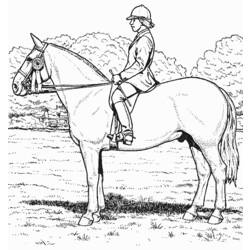 Раскраска: лошадь (Животные) #2211 - Бесплатные раскраски для печати