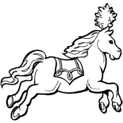 Раскраска: лошадь (Животные) #2235 - Бесплатные раскраски для печати