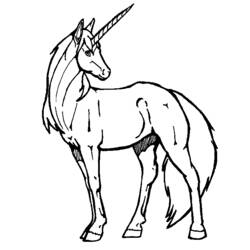 Раскраска: лошадь (Животные) #2239 - Бесплатные раскраски для печати
