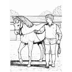 Раскраска: лошадь (Животные) #2264 - Бесплатные раскраски для печати