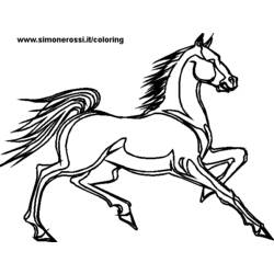Раскраска: лошадь (Животные) #2265 - Раскраски для печати