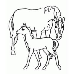 Раскраска: лошадь (Животные) #2290 - Бесплатные раскраски для печати