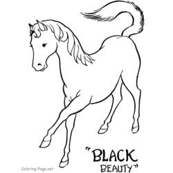 Раскраска: лошадь (Животные) #2293 - Бесплатные раскраски для печати