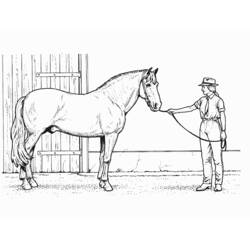 Раскраска: лошадь (Животные) #2308 - Бесплатные раскраски для печати