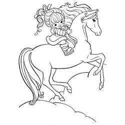 Раскраска: лошадь (Животные) #2314 - Бесплатные раскраски для печати