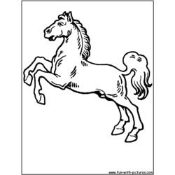 Раскраска: лошадь (Животные) #2340 - Бесплатные раскраски для печати