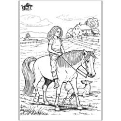 Раскраска: лошадь (Животные) #2358 - Бесплатные раскраски для печати