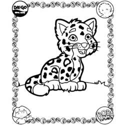 Раскраска: ягуар (Животные) #9024 - Раскраски для печати