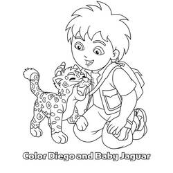 Раскраска: ягуар (Животные) #9043 - Раскраски для печати