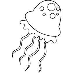Раскраска: медуза (Животные) #20385 - Раскраски для печати