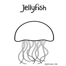 Раскраска: медуза (Животные) #20388 - Раскраски для печати