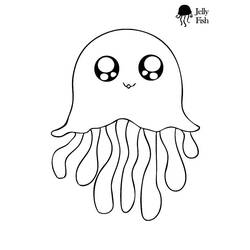 Раскраска: медуза (Животные) #20411 - Раскраски для печати