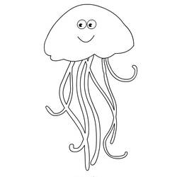Раскраска: медуза (Животные) #20413 - Раскраски для печати