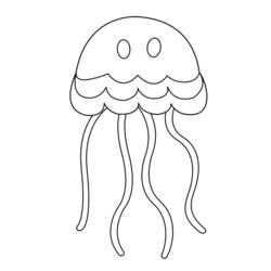 Раскраска: медуза (Животные) #20415 - Бесплатные раскраски для печати
