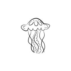 Раскраска: медуза (Животные) #20433 - Раскраски для печати