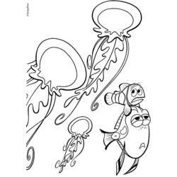 Раскраска: медуза (Животные) #20445 - Бесплатные раскраски для печати