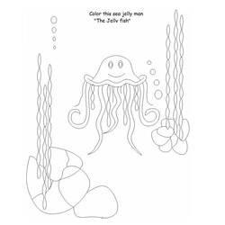 Раскраска: медуза (Животные) #20490 - Бесплатные раскраски для печати