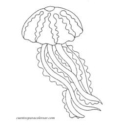 Раскраска: медуза (Животные) #20500 - Раскраски для печати