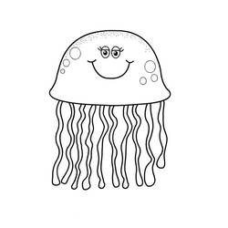 Раскраска: медуза (Животные) #20557 - Раскраски для печати